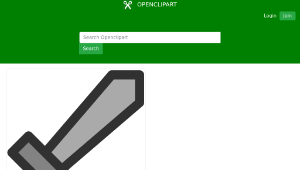 openclipart圖庫：Metal Sword Icon縮圖