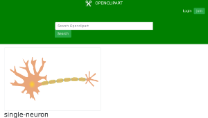 openclipart圖庫：single-neuron-資源代表圖