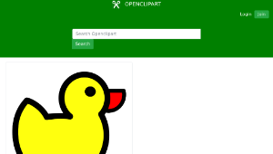openclipart圖庫：Ducky icon縮圖
