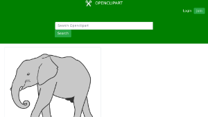 openclipart圖庫：Elephant縮圖