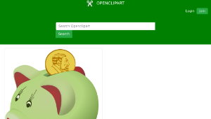 openclipart圖庫：Saving Up-資源代表圖