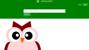 openclipart圖庫：a cute owl-資源代表圖