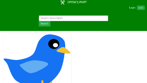 openclipart圖庫：Blue Bird
