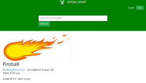 openclipart圖庫：Fireball-資源代表圖