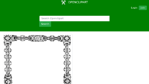 openclipart圖庫：Simple Ornate Frame