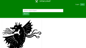 openclipart圖庫：Dragon