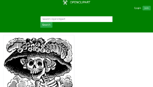 openclipart圖庫：La Catrina