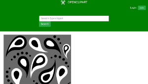 openclipart圖庫：Paisley Simple
