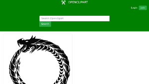 openclipart圖庫：Ouroboros縮圖