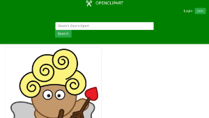 openclipart圖庫：Cartoon Cupid-資源代表圖