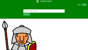 openclipart圖庫：Roman Soldier