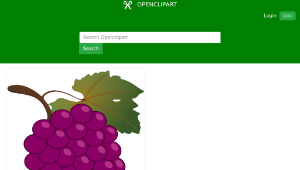 openclipart圖庫：grape