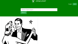 openclipart圖庫：Dancing couple