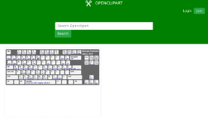 openclipart圖庫：Inkscape-Keyboard-Layout