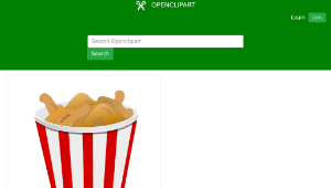 openclipart圖庫：Fried Chicken