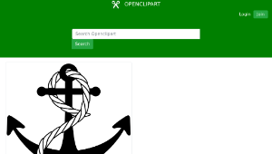 openclipart圖庫：ship anchor縮圖