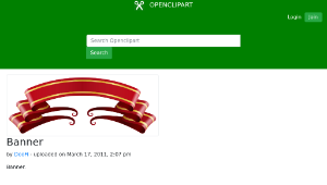 openclipart圖庫：Banner縮圖