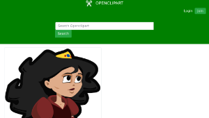 openclipart圖庫：princess縮圖