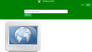 openclipart圖庫：Web User縮圖