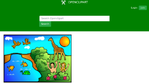 openclipart圖庫：Creation Scene Complete