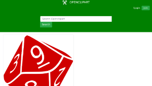 openclipart圖庫：Ten Sided Dice