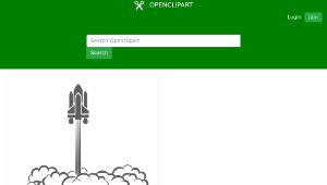openclipart圖庫：Space Shuttle縮圖