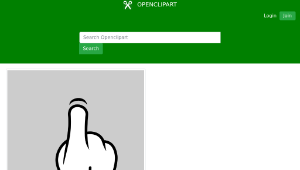 openclipart圖庫：MultiTouch-Interface Mouse-theme 1-finger-Simple-Tap縮圖