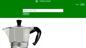 openclipart圖庫：Coffee Maker縮圖