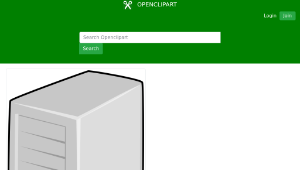 openclipart圖庫：Linux Server縮圖