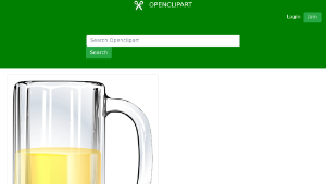 openclipart圖庫：mug of beer縮圖