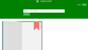 openclipart圖庫：open book-資源代表圖