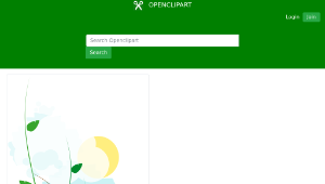 openclipart圖庫：abstract spring