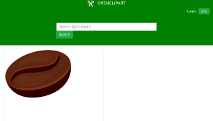 openclipart圖庫：Coffee beans縮圖