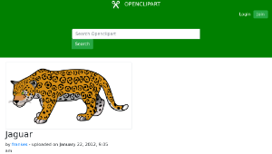 openclipart圖庫：Jaguar縮圖