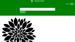 openclipart圖庫：Flower Petals Silhouette-資源代表圖