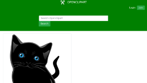 openclipart圖庫：Little cat vector-資源代表圖