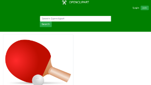 openclipart圖庫：Table Tennis-資源代表圖