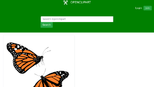 openclipart圖庫：Monarch butterflies-資源代表圖