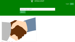 openclipart圖庫：Handshake縮圖