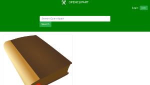 openclipart圖庫：Registry book