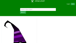 openclipart圖庫：Witch Hat