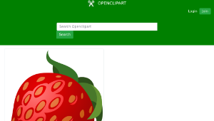 openclipart圖庫：Food Strawberry縮圖