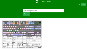 openclipart圖庫：Inkscape Keyboard Layout v0.48.4-資源代表圖