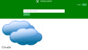 openclipart圖庫：Clouds縮圖