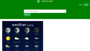 openclipart圖庫：weather icon - complete set-資源代表圖