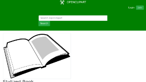 openclipart圖庫：Stylized Book縮圖