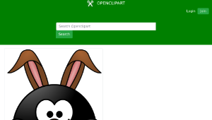 openclipart圖庫：Bunny Penguin-資源代表圖