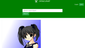 openclipart圖庫：Watia girl-資源代表圖