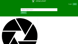 openclipart圖庫：Shutter Icon-資源代表圖