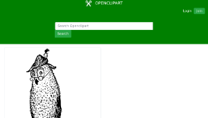 openclipart圖庫：wise owl on books-資源代表圖